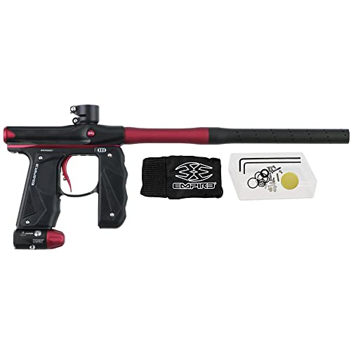 Empire Mini GS Paintball Gun w/ 2 Piece Barrel - Dust Red/Black