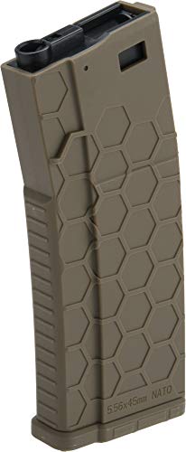 Evike Hexmag Airsoft Magazines for M4 / M16 Series Airsoft AEG Rifles - Mid Caps and Flashmags