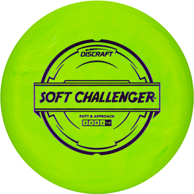 Discraft Putter Line Soft Challenger Putt and Approach Golf Disc - 173-174g