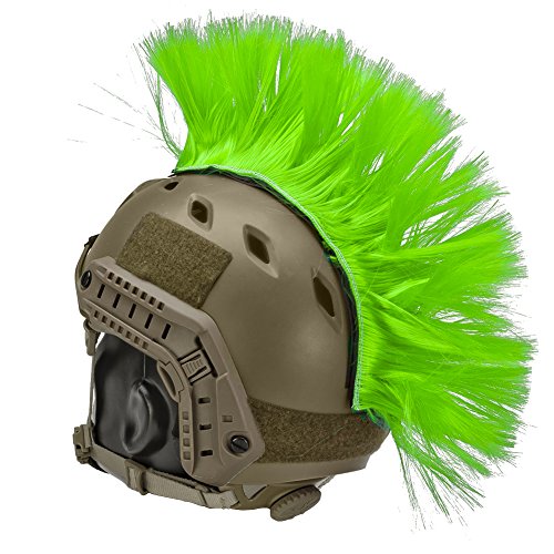 Evike Matrix Tacti-Cool Airsoft/Paintball Helmet Crest Mohawk - Green - (50016)