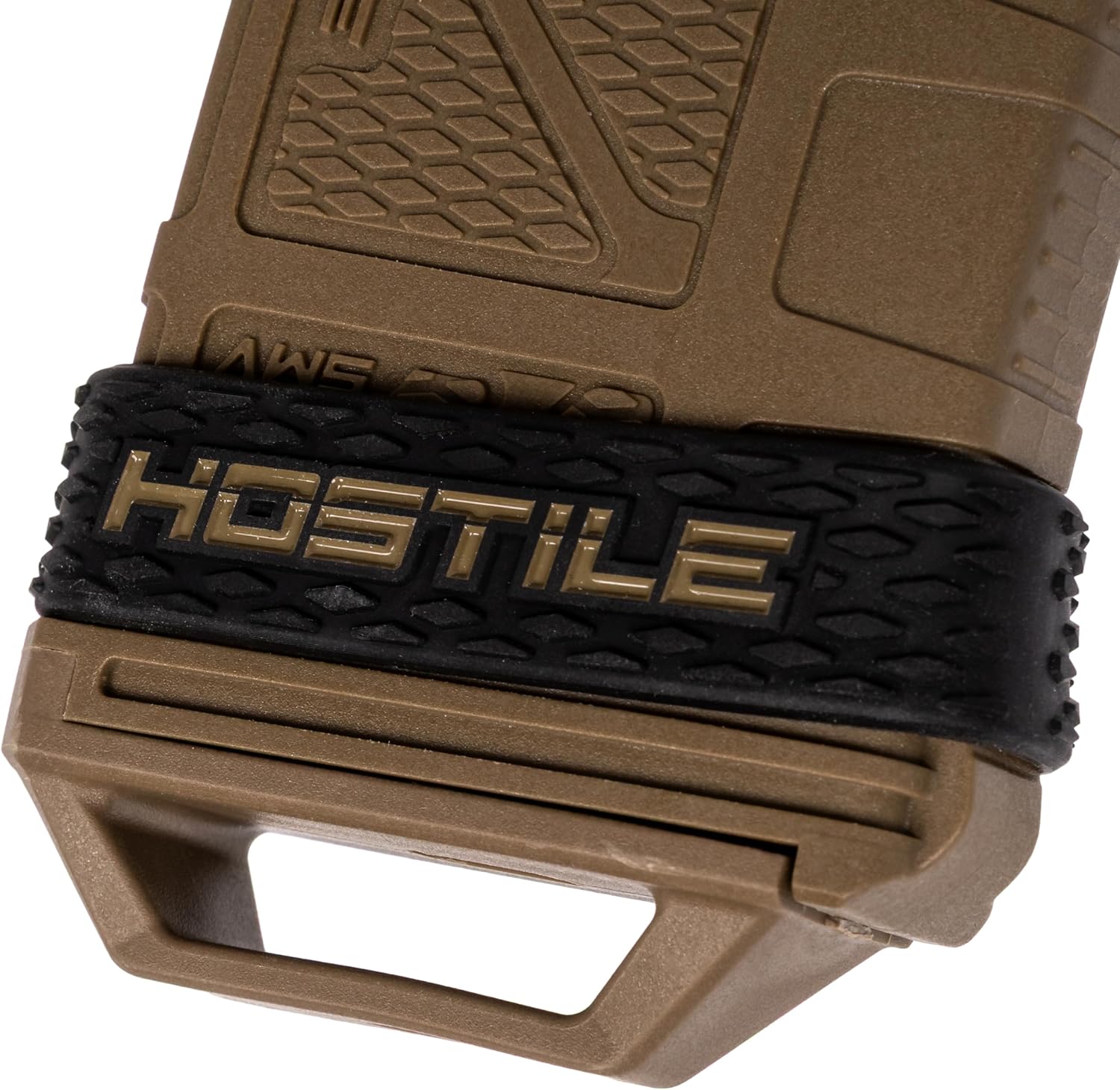 Hostile Airsoft 250 Round MidCap Polymer Magazine - Fits M4 Style AEG - No Winding (Tan)