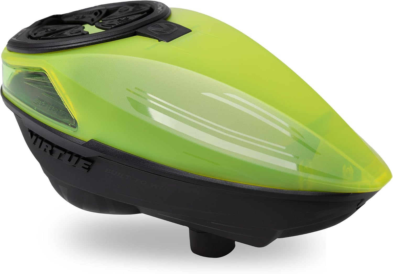 VIRTUE Spire V Loader Paintball Hopper 230 Rd Capacity Dust Crystal (Acid Black)