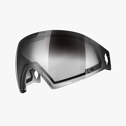 CRBN Paintball Zero Goggle Midlight Lens [ Compatible with Zero Goggle ] [ Clear Fade - Silver Mirror ]