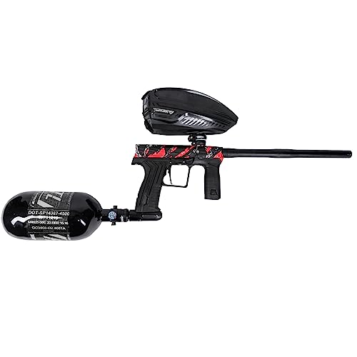 PlanetEclipse HK ETHA3 Paintball Marker TFX3Loader 68ci ProTank Kit Fracture Red