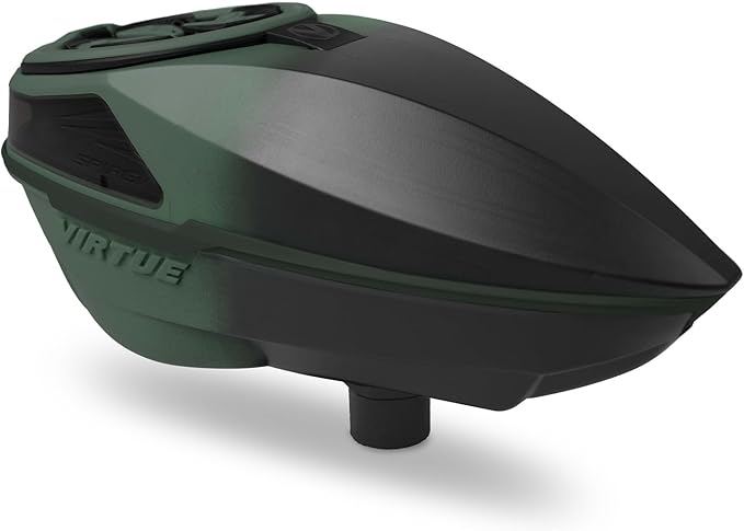 VIRTUE Spire V Loader Paintball Hopper 230 Round Capacity CrownSF (Olive Black)