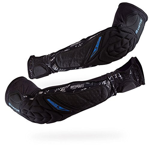 VIRTUE Breakout Elbow Arm Pads Paintball Airsoft Action Sports Black Small/Med