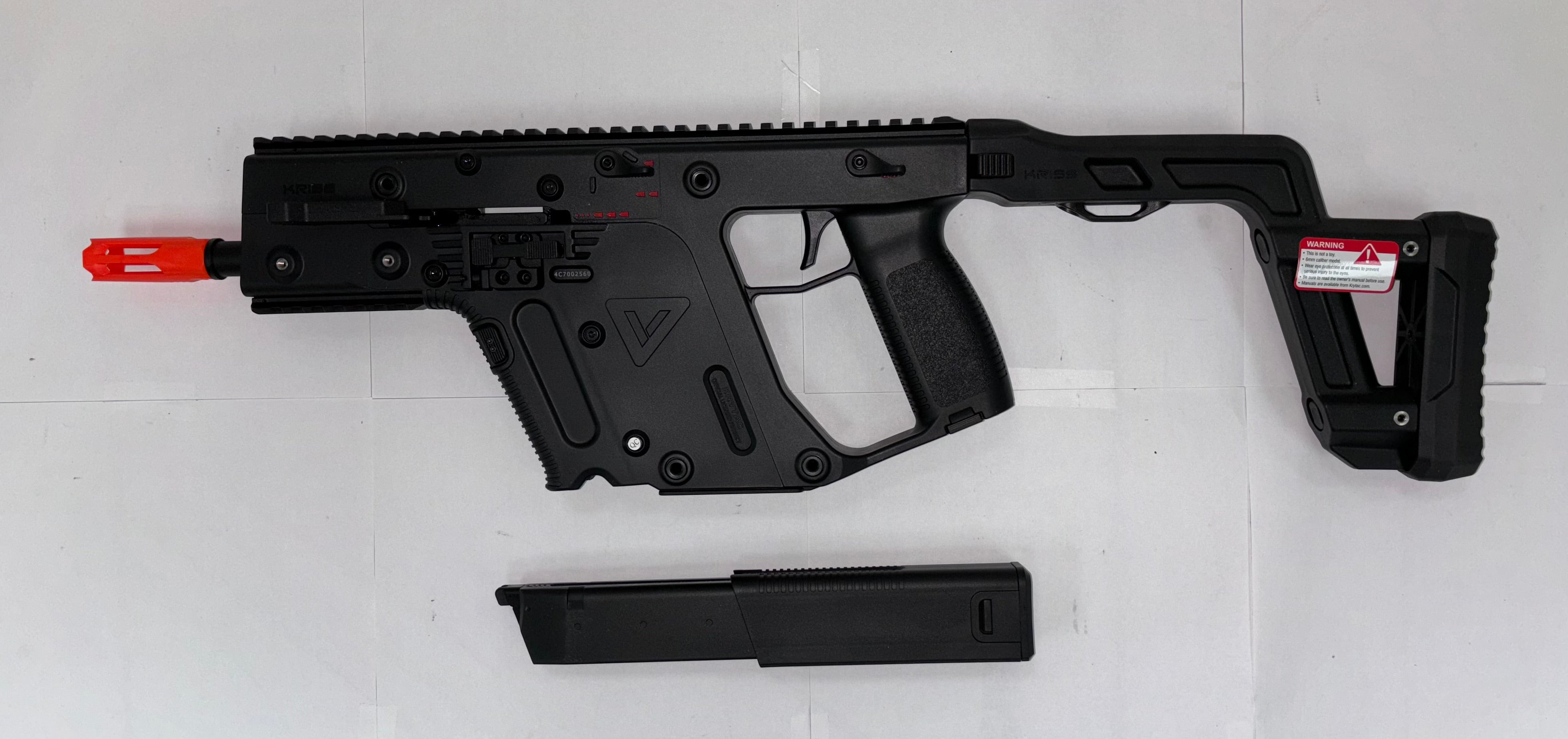 Krytac KRISS Vector Gas Blowback Airsoft GBB SMG (Model: Gun Only)