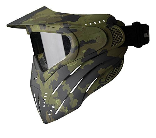 JT Premise Paintball Goggle Single Pane & Clear Lens, Camo, One Size