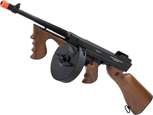 Evike Cybergun Licensed Thompson Chicago Typewriter Airsoft AEG Rifle (Gun Only)