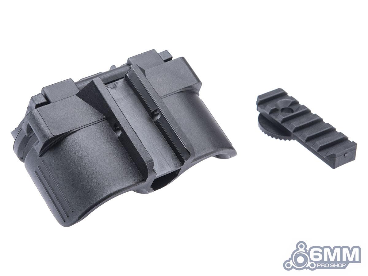 6mmProShop Compact Rail-Mounted Grenade launcher (Model: Double Launcher)