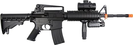 Double Eagle m83a2 m16 AEG auto fps-250 w/Flashlight, foregrip