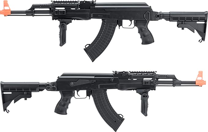 Evike Airsoft - CYMA Sport Airsoft Tactical AK AEG with Retractable Stock