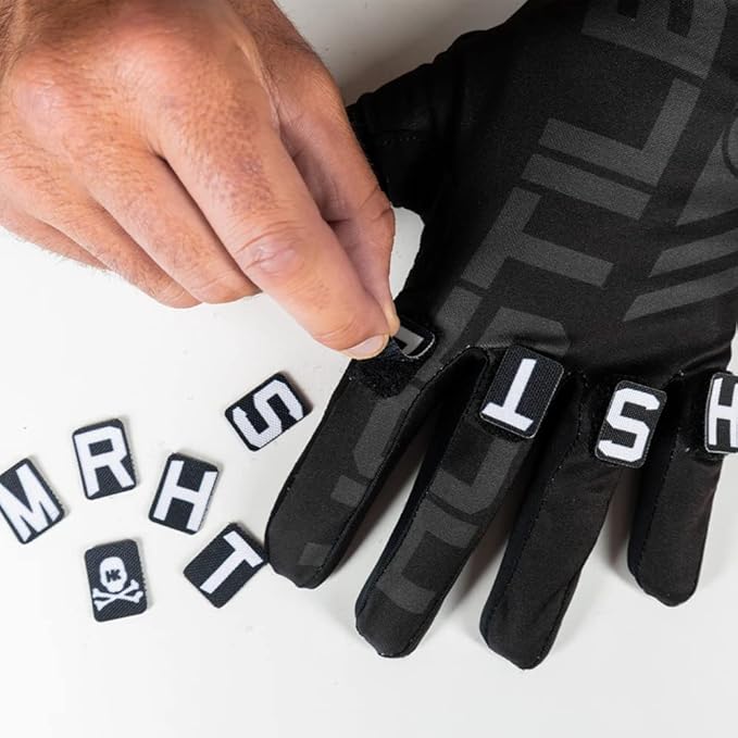 HK Army Freeline Knucklez Customizable Paintball Gloves - Blackout - Large