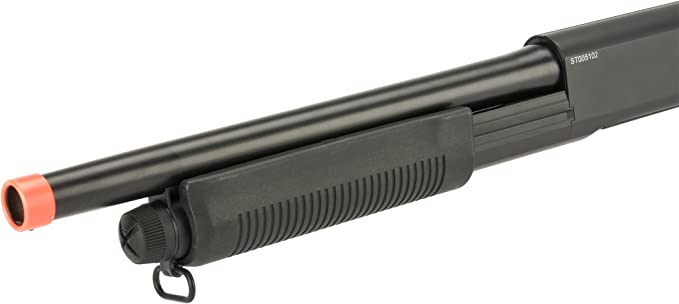 Evike Standard Metal M870 3-Round Burst Shell Loading Airsoft Shotgun (63537)