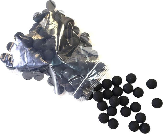 3Skull .43 Cal or .50 Cal or .68 Cal Rubber Balls New Reusable Training Rubber Balls for Paintball Guns (.50, 100)