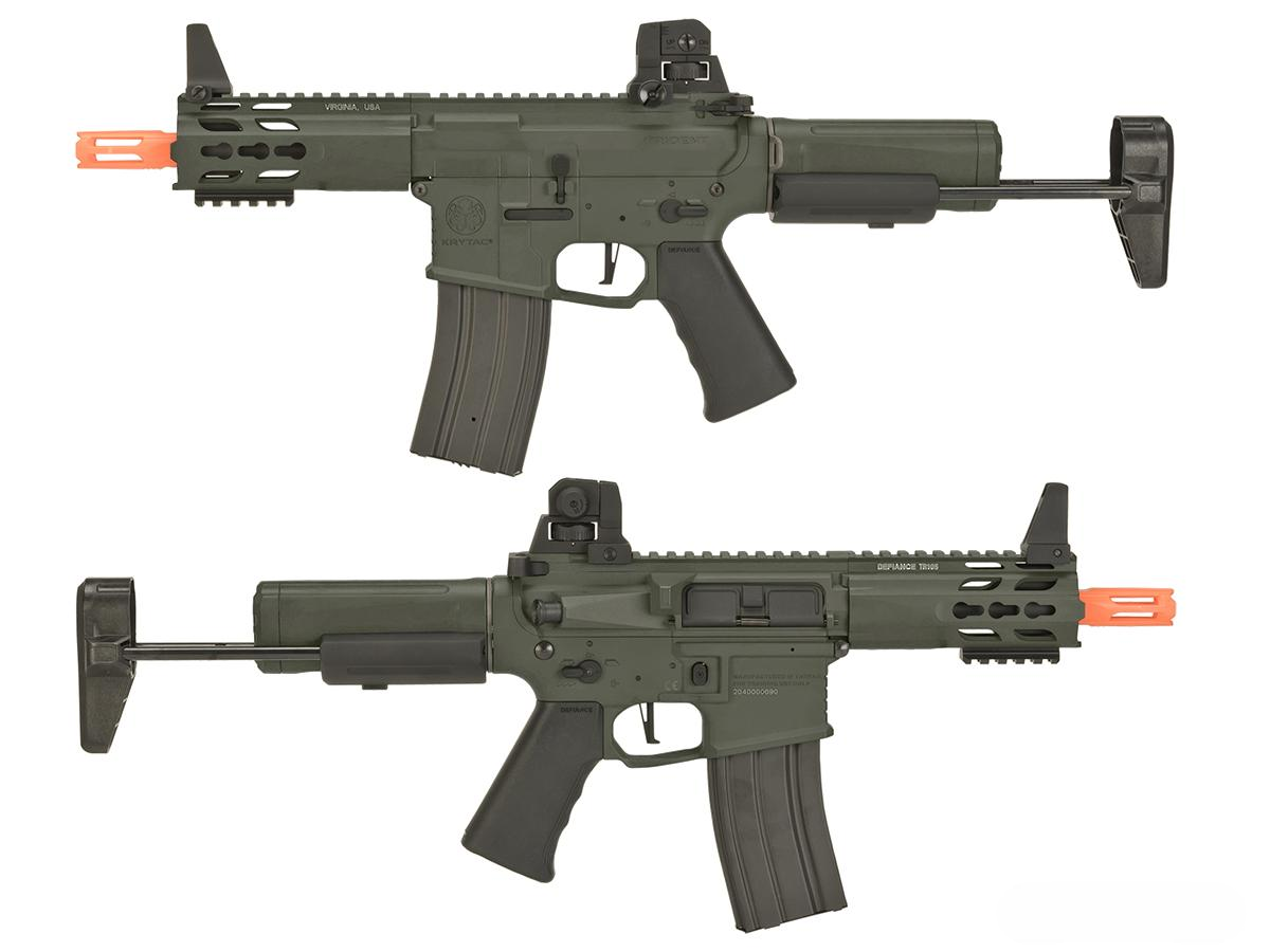 Krytac Full Metal Trident MKII PDW Airsoft AEG Rifle (Color: Foliage Green)