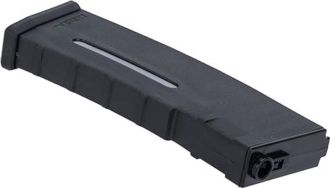 Evike BAMF Polymer Airsoft Mag Mid-Cap 190rd Airsoft M4 AEG (Black x5 Package)