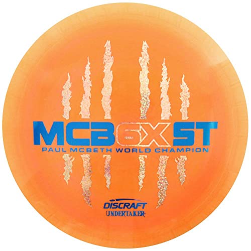 Discraft Limited Edition Paul McBeth 6X Commemorative McBeast Stamp Undertaker Distance Driver Golf Disc - Colors Will Vary