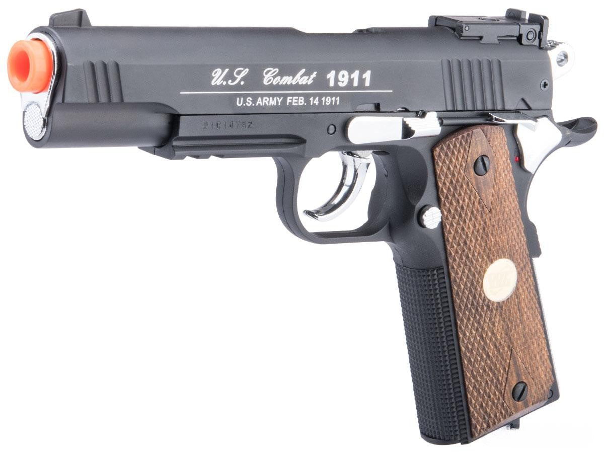 500 fps new full metal wg airsoft m 1911 gas co2 hand gun pistol