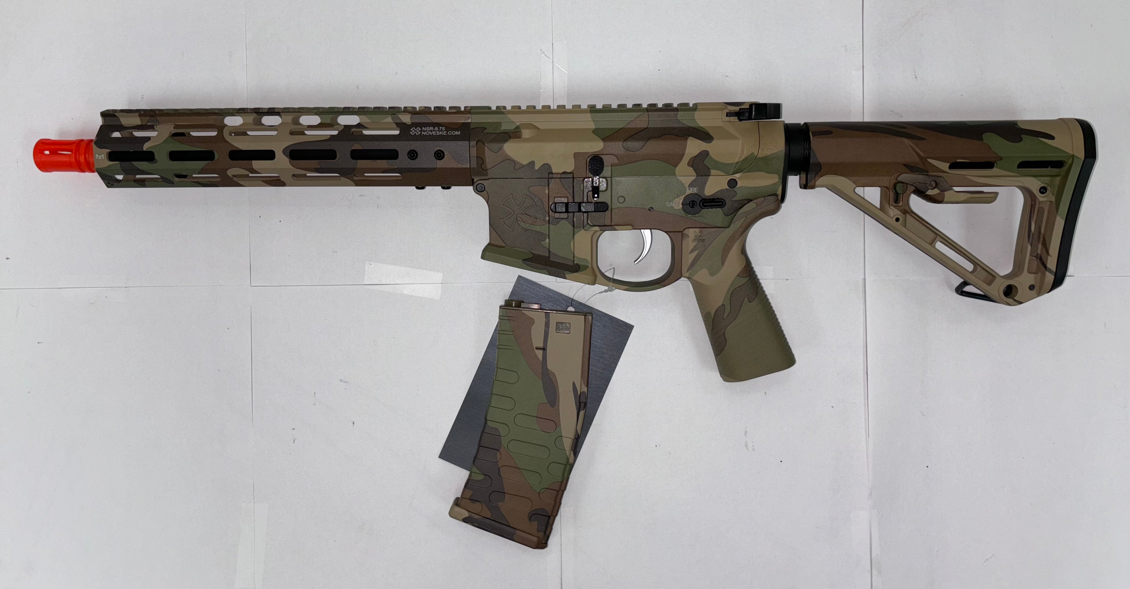 EMG NOVESKE Gen4 w/ eSilverEdge SDU2.0 GearboxAirsoft AEG Training RifleWoodland