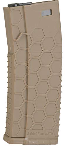 Evike Hexmag Airsoft Magazines for M4 / M16 Series Airsoft AEG Rifles - Mid Caps and Flashmags