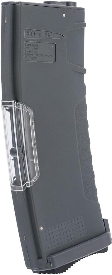 Evike BAMF GEN2 Polymer 190rd Mid-Cap Mag Airsoft M4/M16 AEG Gray/Single Mag