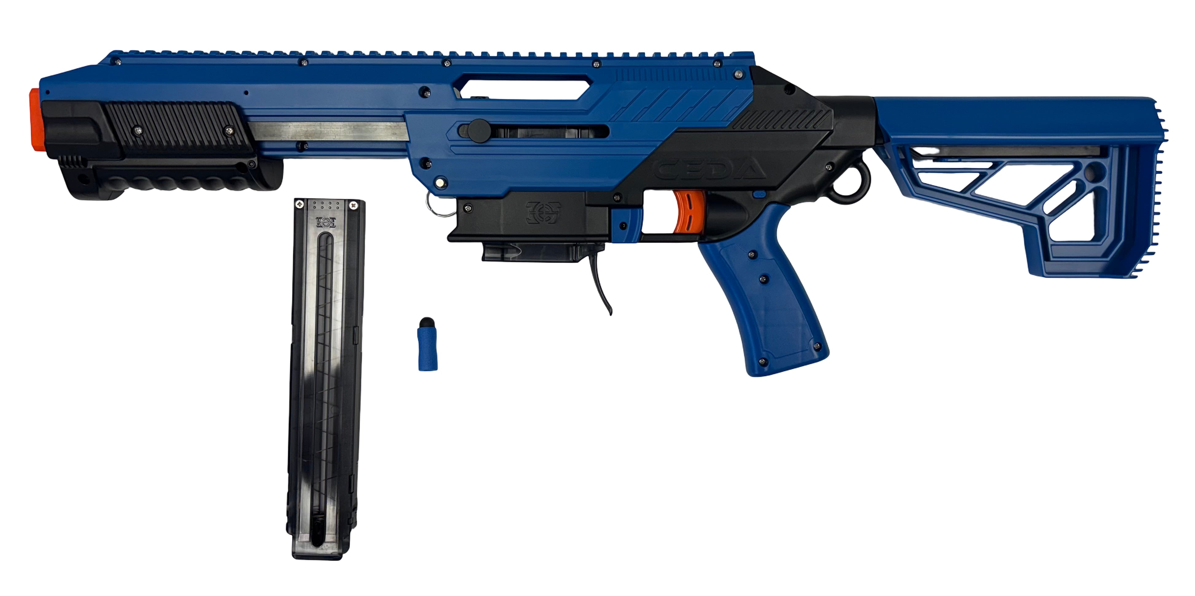 Jet Blaster CEDA Foam Blaster Dart Gun (Model: Model S / Blue)