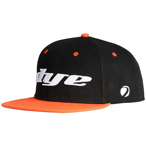 Dye HAT Logo LRG SNAP Back-8 Colors (Black/Orange)