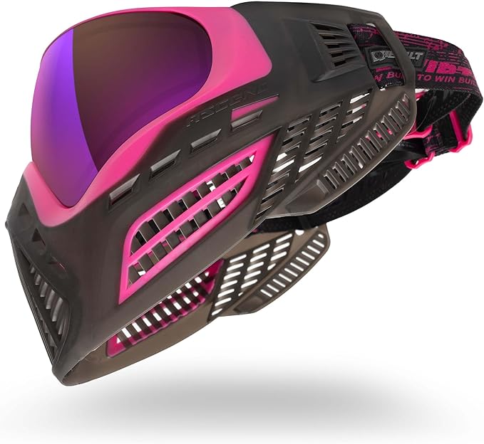 Virtue VIO Ascend SE Thermal Paintball Goggles/Masks (Black Pink)