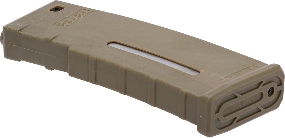 EvikeAirsoft-BAMF 30rd PolymerMidCapMag for M4/M16 Airsoft AEG Rifles(Tan/10Pk)
