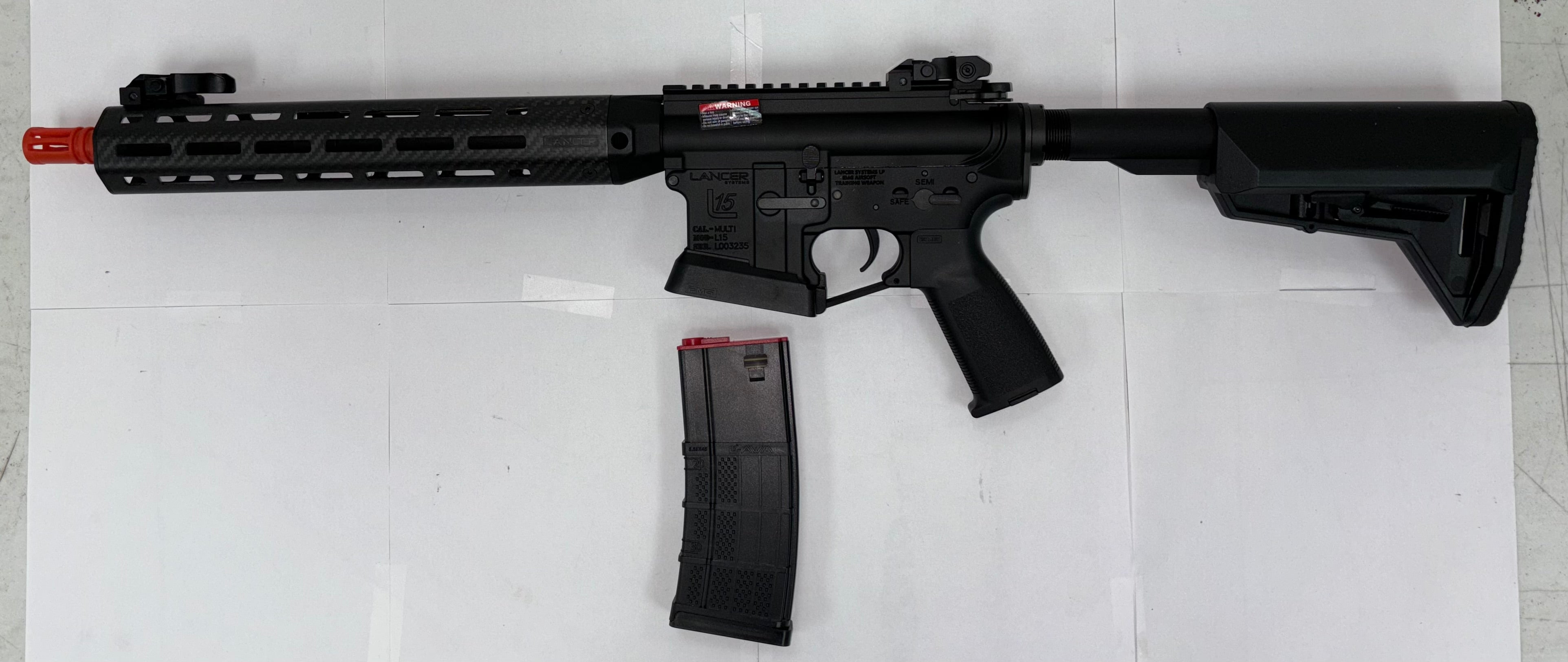 EMG Lancer Systems Licensed L15 Defense Airsoft AEG Rifle