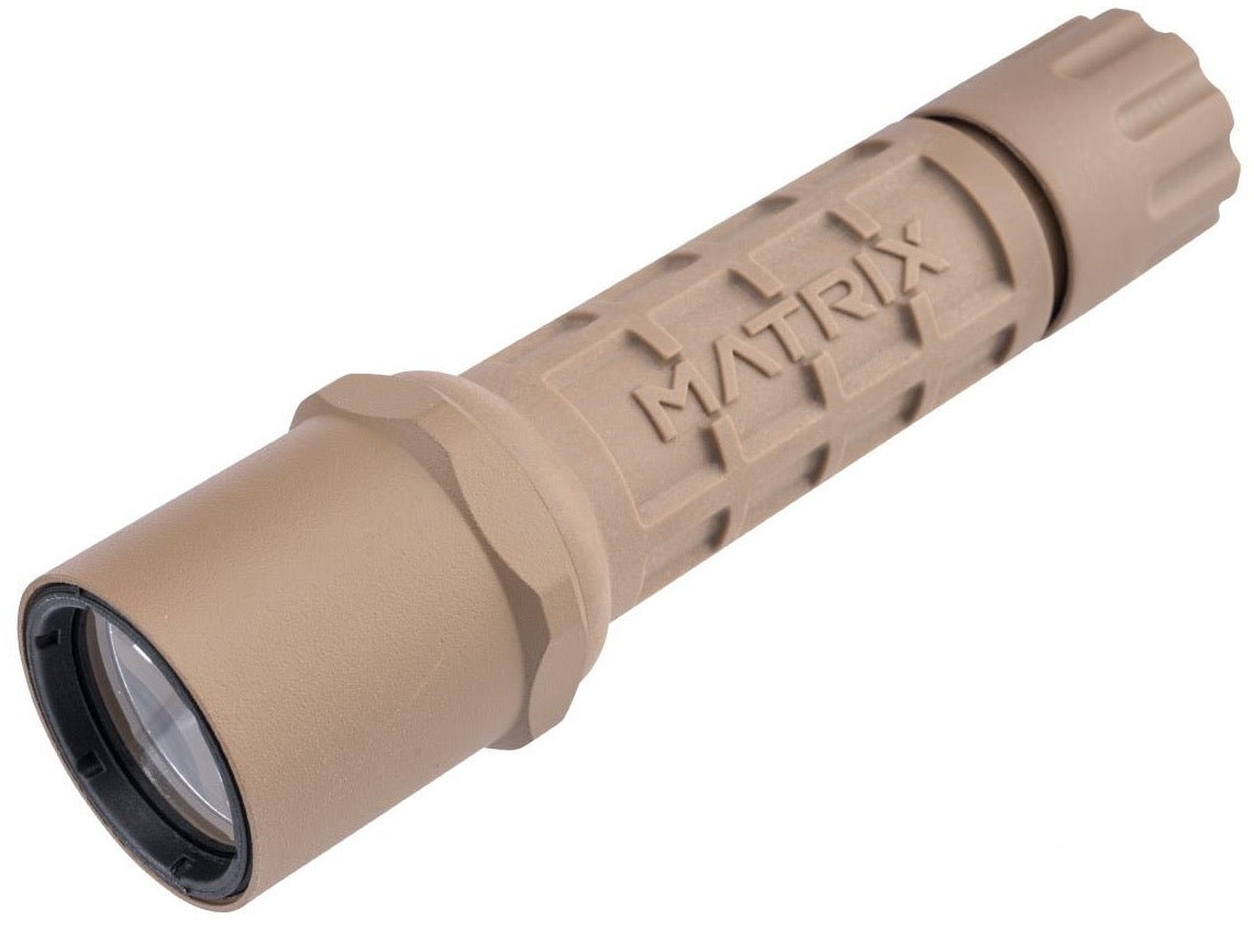 Matrix T6 XML 350 Lumen Handheld Combat EDC Flashlight (Color: Dark Earth)