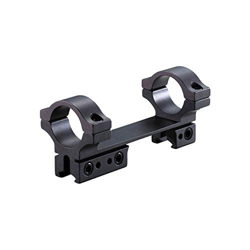 BKL 261 4" Long Unitized Dovetail Scope Mount - 0.074" High - for 1" Scope Tubes - Fits 3/8" or 11mm Dovetails - Matte Black