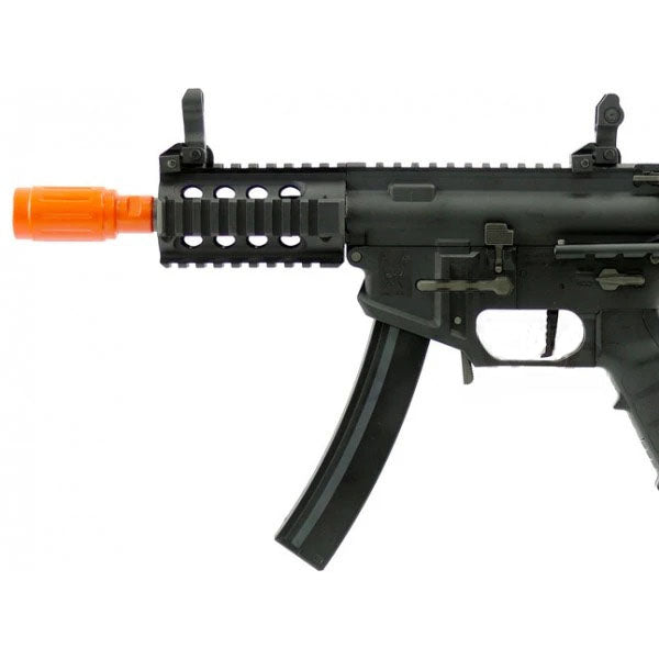 Evike Airsoft - King Arms PDW 9mm SBR Airsoft AEG Rifle (Color: Black / Shorty)