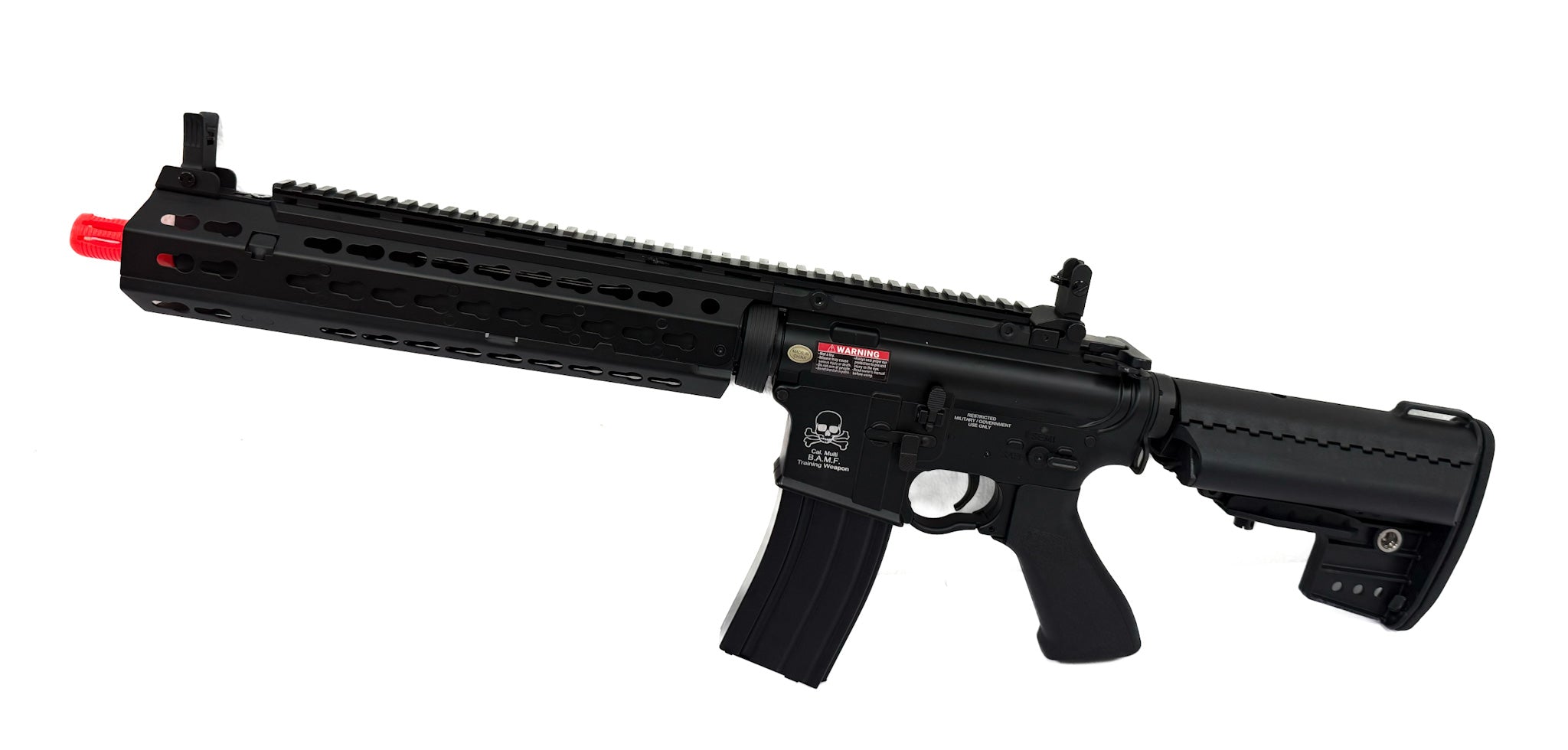 CYMA Sport Keymod-S Full Metal M4 Airsoft AEG (Black / 12" Barrel / 12.5" RIS)