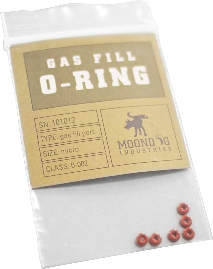 EvikeAirsoft-MoondogIndustriesUniversalGasFillO-RingSetforAirsoftGasGunMags(Red)