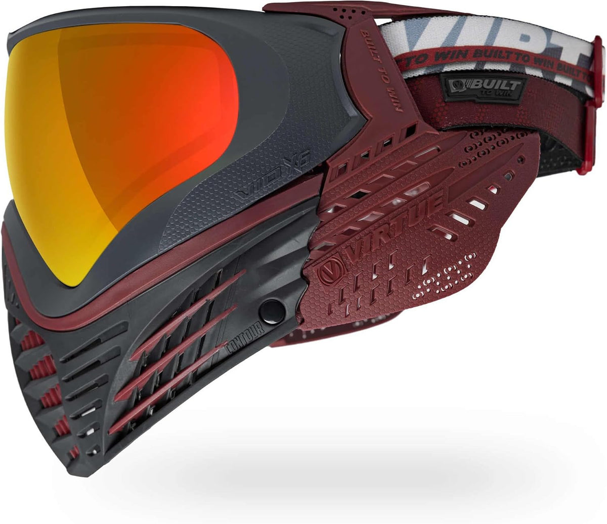 Virtue VIO X6 Thermal Paintball Goggles/Masks (Red Fire)