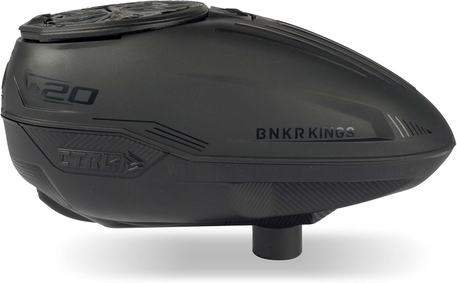 Bunkerkings CTRL2 Electronic Paintball Loader/Hopper (Black)