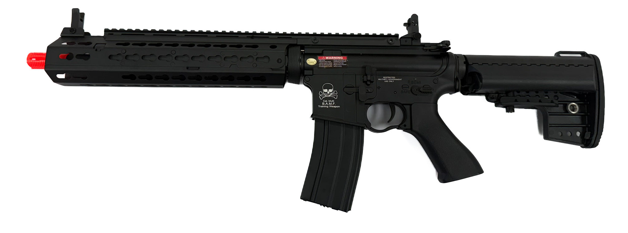 CYMA Sport Keymod-S Full Metal M4 Airsoft AEG (Black / 12" Barrel / 12.5" RIS)