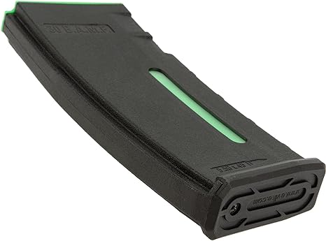 Evike BAMF 190rd Polymer Mid-Cap Airsoft Mag M4 / M16 Series Black Green 1 Mag