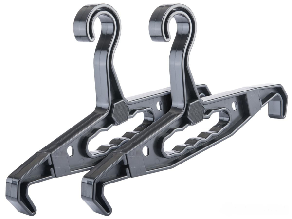 EMG Battle Wall "I-Beam" Modular Gear Hangers (Color: Pitch Black / 2-Pack)