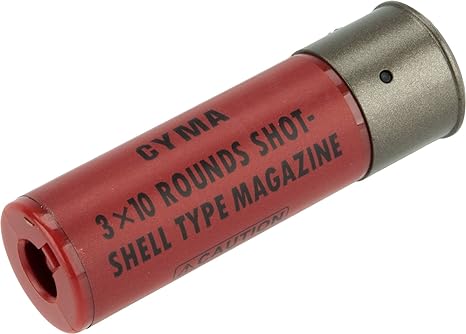 Evike 30 Round Shell Magazines for 3-Round Burst Airsoft Shotguns - 6 Shells