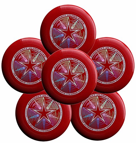 Discraft Ultra-Star 175g Ultimate Frisbee Sport Disc (6 Pack) Choose Color