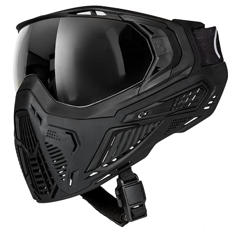 HK Army SLR Face Mask with Thermal Anti Fog HD Paintball and Airsoft - Midnight