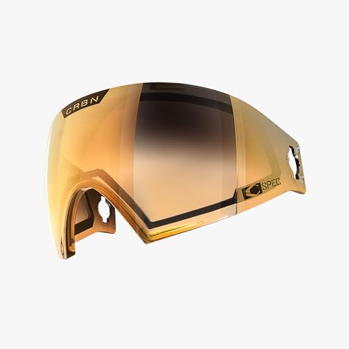 CRBN Paintball Zero Goggle Midlight Lens [ Compatible with Zero Goggle ] [ Tungsten Fade - Gold Mirror ]
