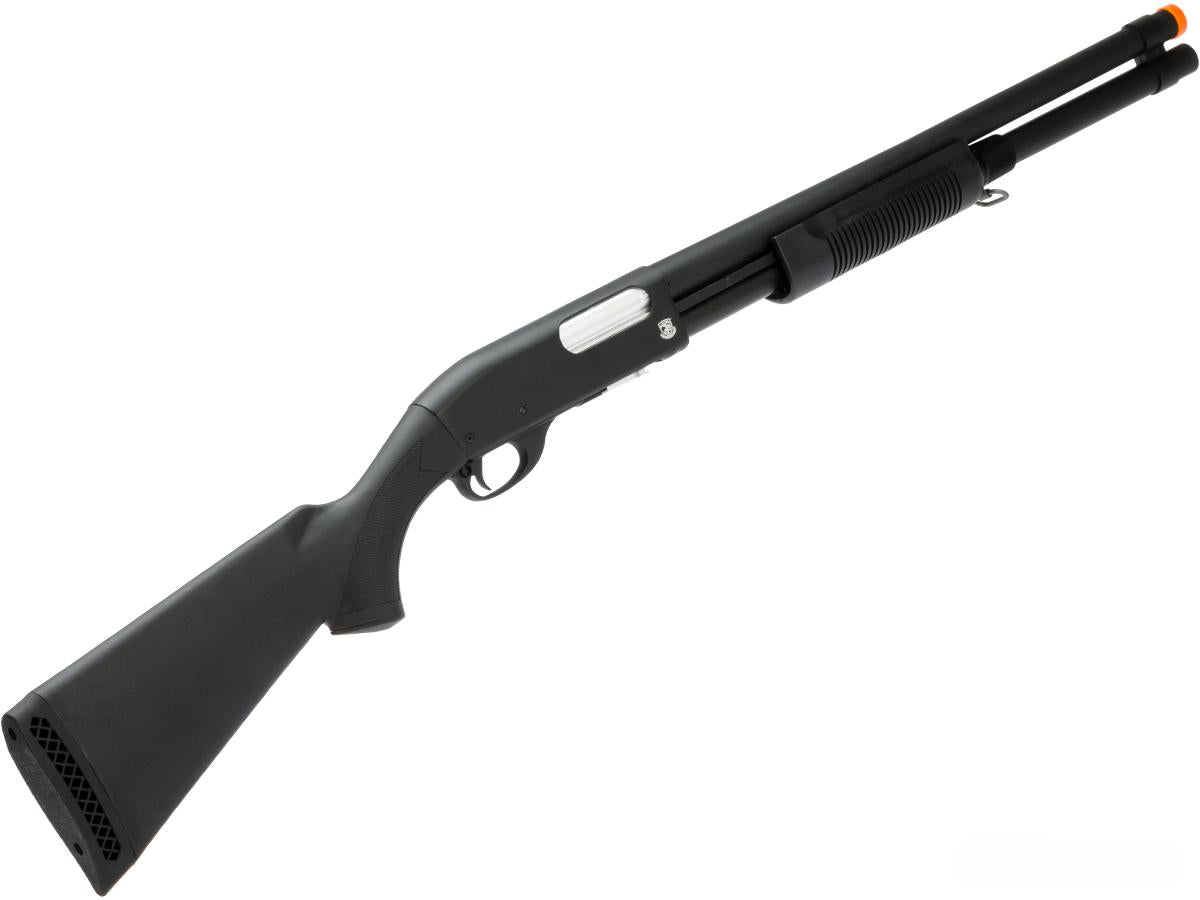 S&T M870 Type Full Metal Airsoft Training Shotgun (Version: Standard / Black / Polymer Stock)