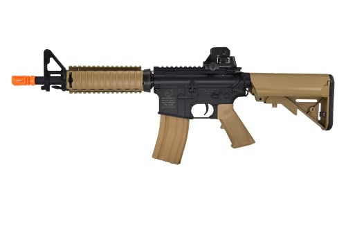 SOFT AIR USA Colt M4A1 M4 CQBR AEG w/ Adjustable Hop-Up, Dark Earth/Tan, 453 FPS