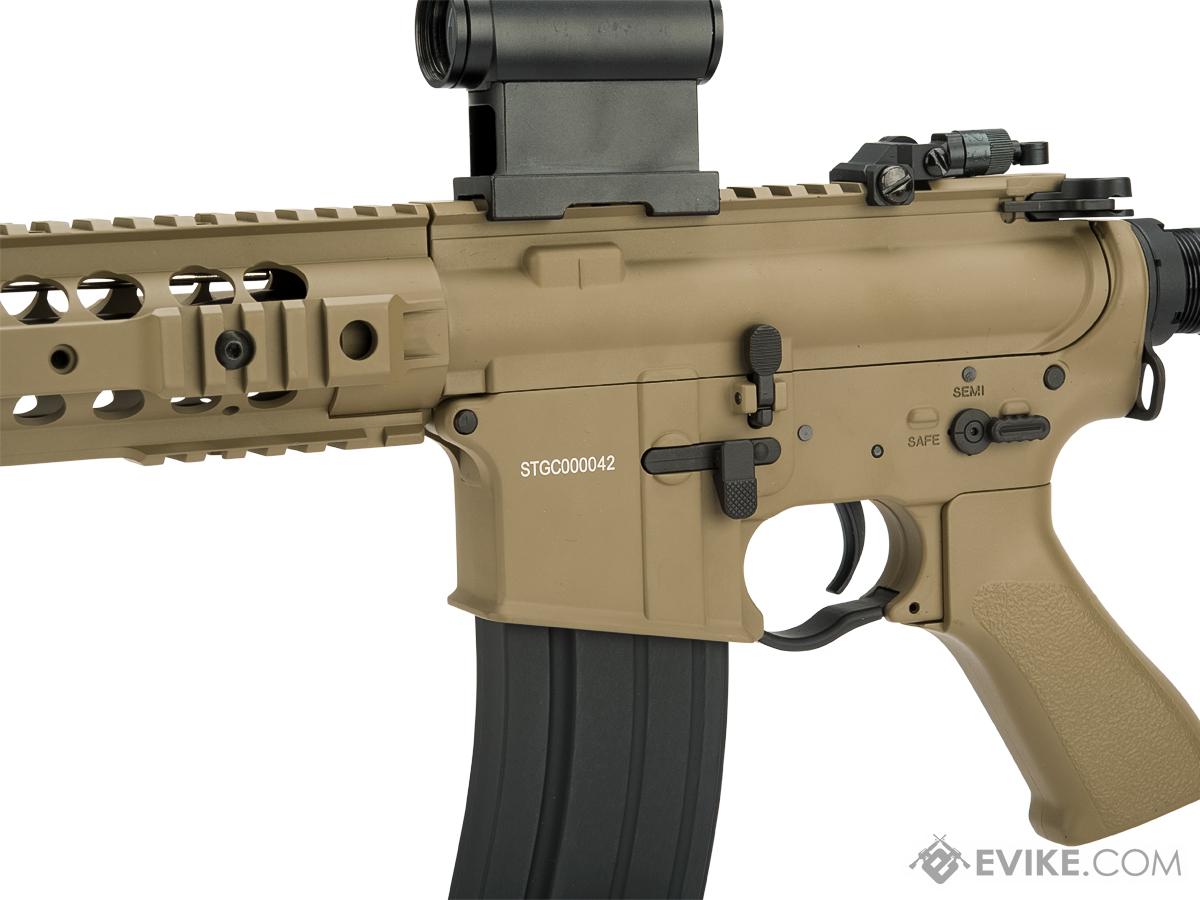 Evike CYMA Sport Airsoft AEG with 13" UX Modular Handguard (Color: FDE)