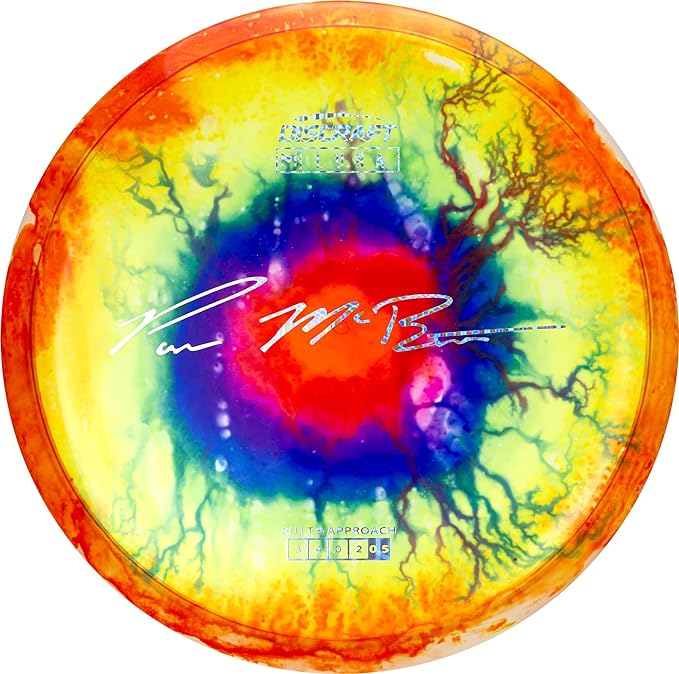 Discraft Paul McBeth Z Fly Dye Luna 170-172 Gram Putt and Approach Golf Disc