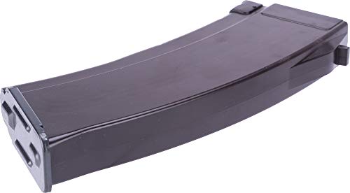 Evike MAG 100Rd Mid-Cap Mag for AK Series Airsoft AEG(Plum/5.45 Style/Pack of 5)